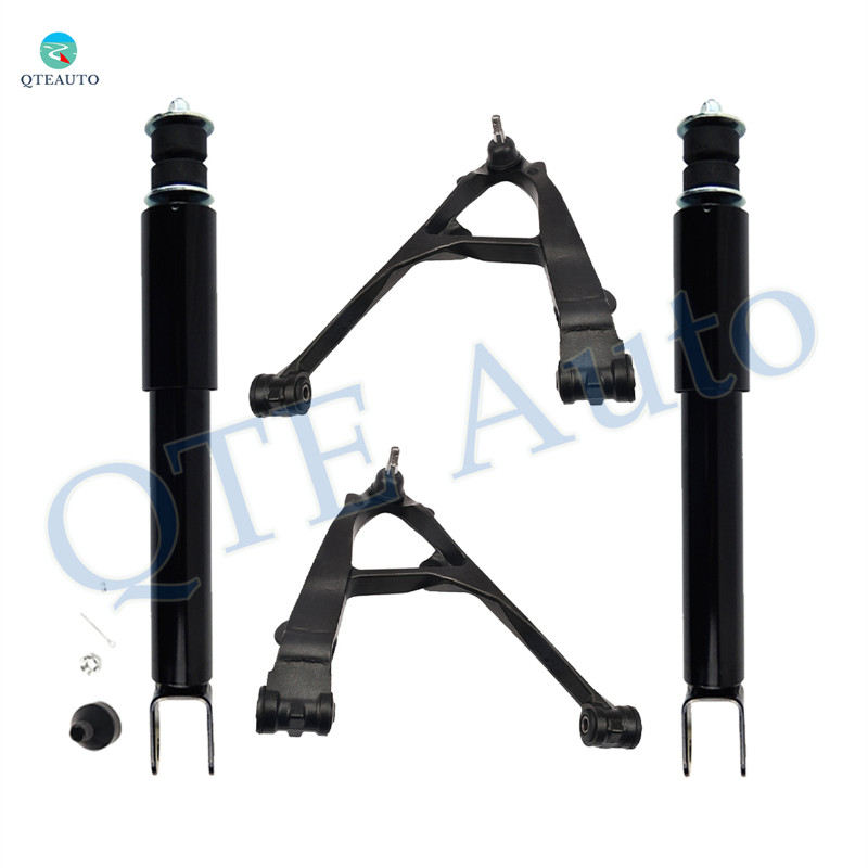 Set of 4 Front Lower Control Arm Ball Joint-Shock Absorber For 2003-2006 Cadillac Escalade ESV