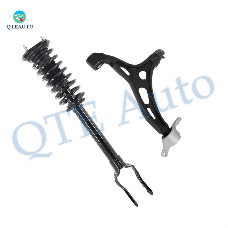 Front Left Lower Control Arm-Quick Complete Strut-Coil Spring Assembly For 2011-2015 Jeep Grand Cherokee