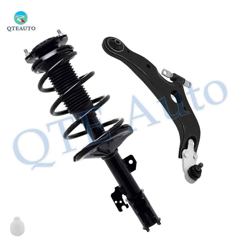 Front Right Lower Control Arm Ball Joint-Quick Complete Strut-Coil Spring Assembly For 2004-2006 Toyota Sienna V6