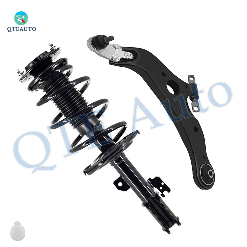Front Left Lower Control Arm Ball Joint-Quick Complete Strut-Coil Spring Assembly For 2007-2010 Toyota Sienna 7 Passenger