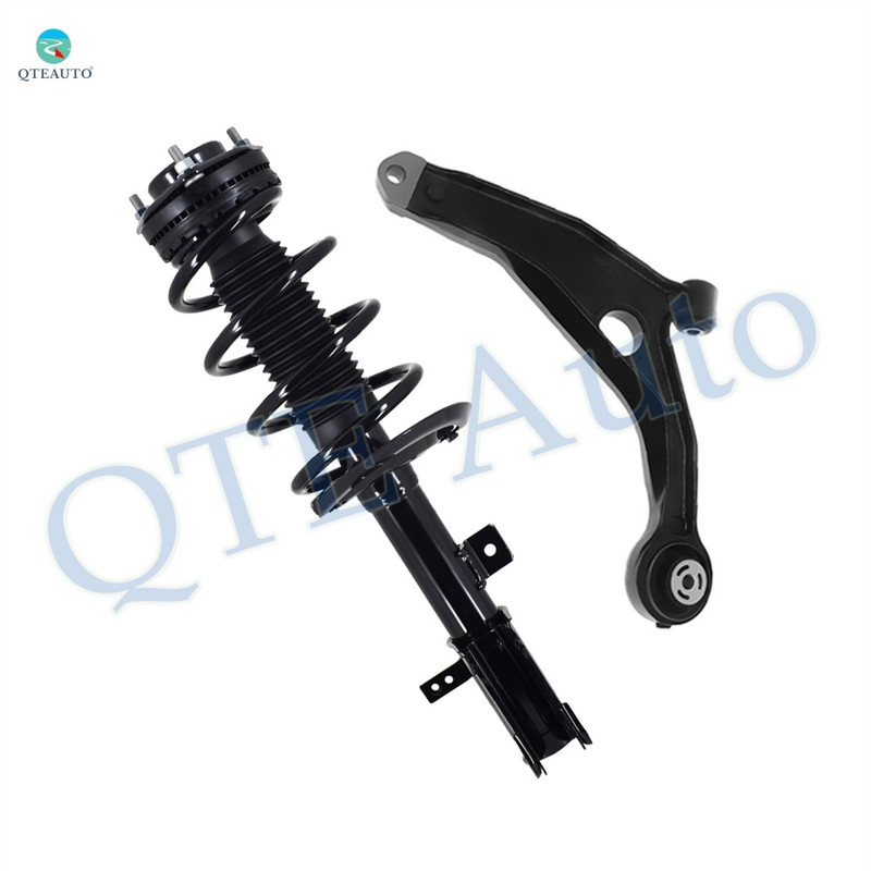 Front Left Lower Control Arm-Quick Complete Strut-Coil Spring Assembly For 2007-2010 Chrysler Sebring