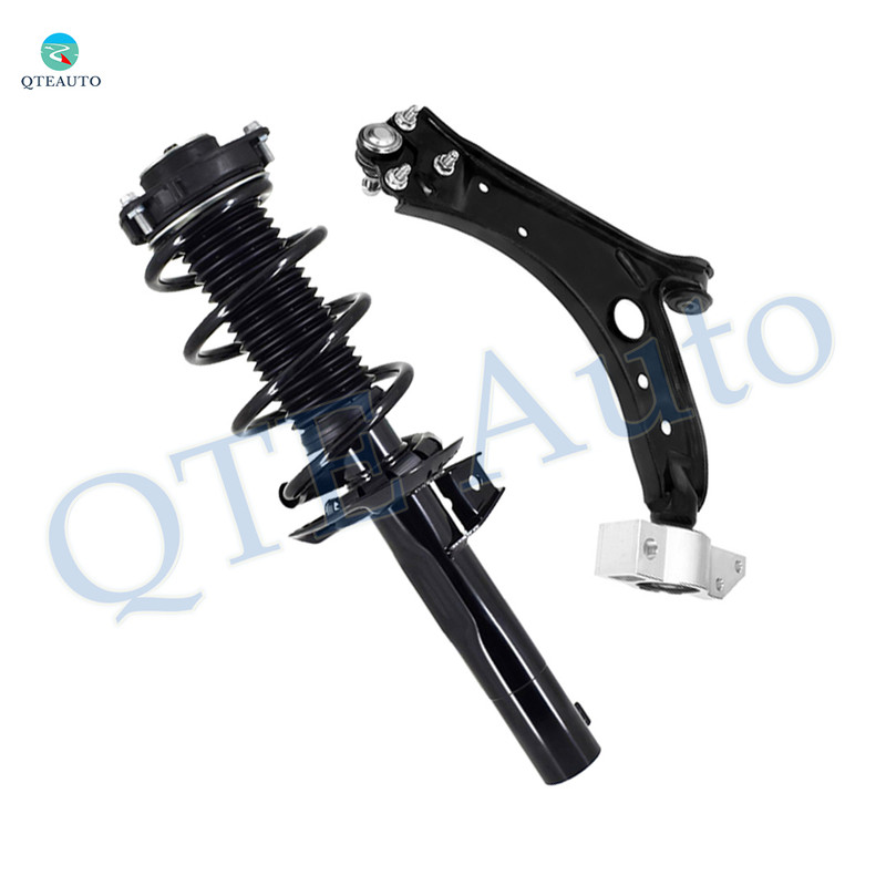 Front Right Lower Control Arm-Quick Complete Strut-Coil Spring Assembly For 2010 2011 Volkswagen EOS