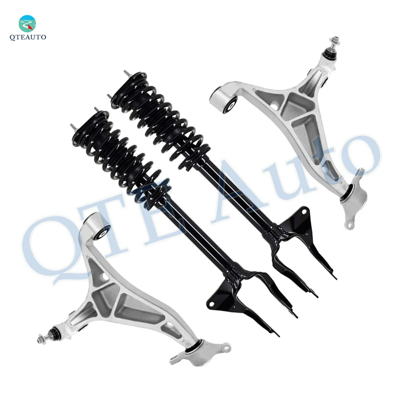 Set of 4 Front Lower Control Arm Ball Joint-Quick Complete Strut-Coil Spring Assembly For 2016-2021 Jeep Grand Cherokee AWD