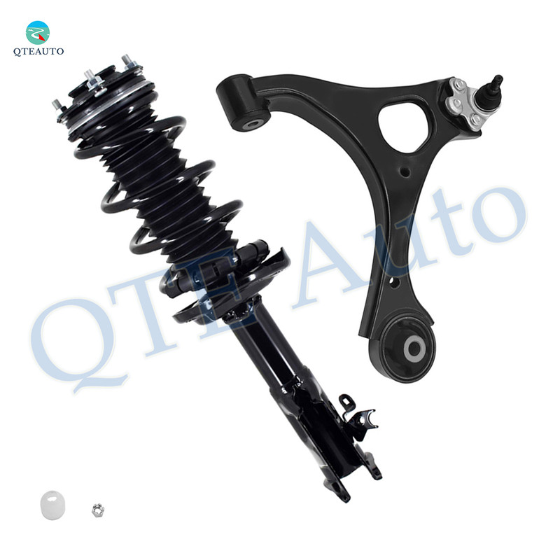 Front Left Lower Control Arm Ball Joint-Quick Complete Strut-Coil Spring Assembly For 2006-2011 Honda Civic Sedan