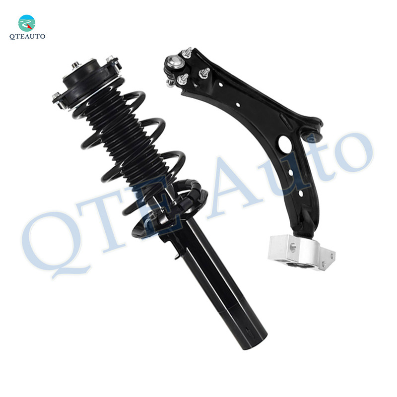 Front Right Lower Control Arm-Quick Complete Strut-Coil Spring Assembly For 2006-2013 Audi A3