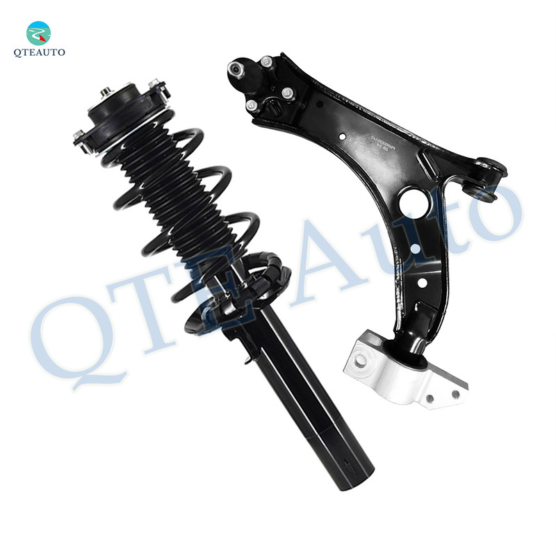 Front Right Lower Control Arm-Quick Complete Strut-Coil Spring Assembly For 2012-2016 Volkswagen EOS