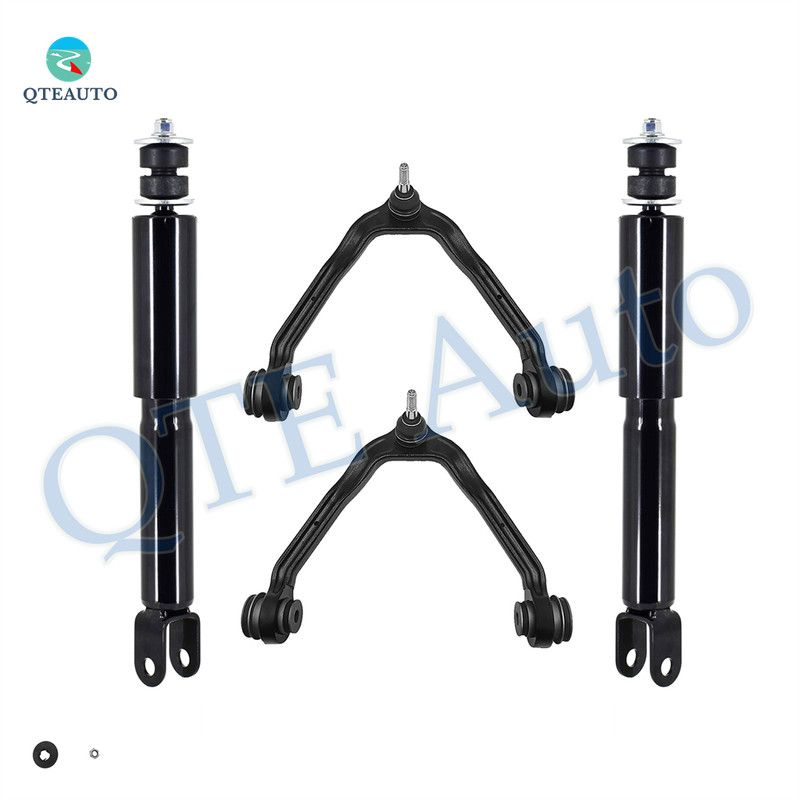 Set of 4 Front Upper Control Arm Ball Joint-Shock Absorber For 2003 Chevrolet Express 2500