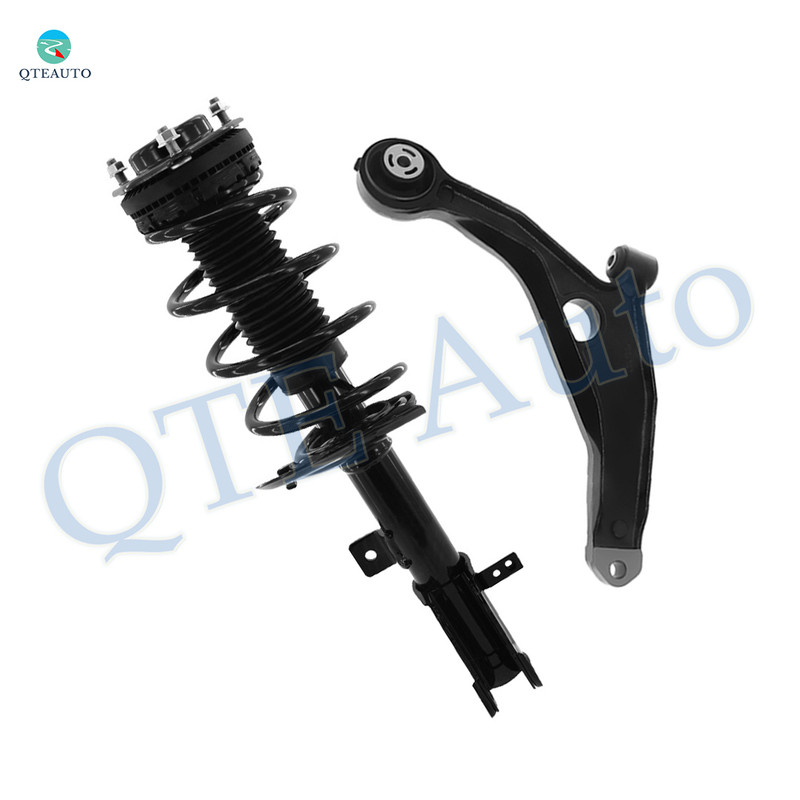 Front Right Lower Control Arm-Quick Complete Strut-Coil Spring Assembly For 2007-2009 Chrysler Sebring