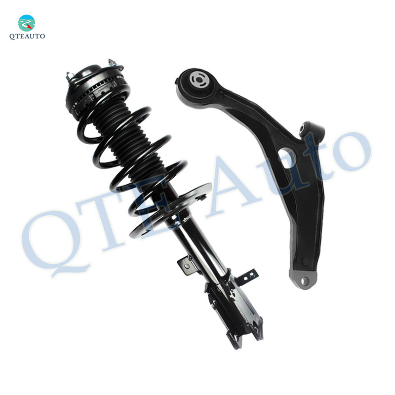 Front Right Lower Control Arm-Quick Complete Strut-Coil Spring Assembly For 2007-2010 Chrysler Sebring