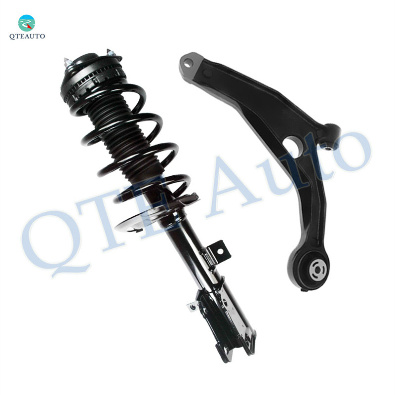 Front Right Lower Control Arm-Quick Complete Strut-Coil Spring Assembly For 2008-2010 Chrysler Sebring