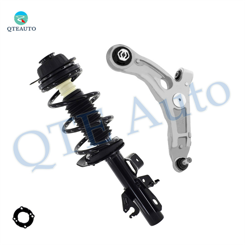 Front Right Lower Control Arm Ball Joint-Quick Complete Strut-Coil Spring Assembly Replacement For 2015-2017 Chrysler 200 FWD