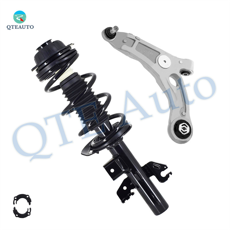 Front Left Lower Control Arm Ball Joint-Quick Complete Strut-Coil Spring Assembly Replacement For 2015-2017 Chrysler 200 AWD