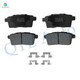 Set of 12 Front 320mm-Rear 302mm Brake Disc Rotors-Ceramic Brake Pad Kit For 2007-2010 Lincoln MKX