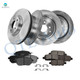Set of 12 Front 320mm-Rear 291.5mm Brake Disc Rotors-Ceramic Brake Pad Kit For 2004-2008 Nissan Maxima