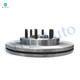 Set of 6 Front 330mm Disc Brake Rotor and Hub Assembly-Ceramic Brake Pad Kit For 2006 2007 Lincoln Mark LT