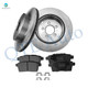 Set of 6 Rear 324.8mm Brake Disc Rotors-Ceramic Brake Pad Kit For 2007-2015 Mazda CX-9