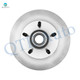Set of 6 Front 331mm Disc Brake Rotor and Hub Assembly-Ceramic Brake Pad Kit For 2002 Lincoln Blackwood