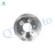 Set of 6 Rear 262mm Drilled Slotted Brake Disc Rotors-Ceramic Brake Pad Kit For 2014-2016 KIA Forte Koup