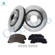 Set of 6 Front 350mm Brake Disc Rotors-Ceramic Brake Pad Kit For 2014-2020 Ford F-150