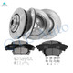 Set of 12 Front 328mm-Rear 309mm Brake Disc Rotors-Ceramic Brake Pad Kit For 2011-2020 Toyota Sienna