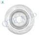 348mm 1 Piece Rear Right Drilled Slotted Brake Disc Rotor For 2012-2018 Ford F-150
