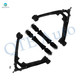 Set of 4 Front Lower Control Arm Ball Joint-Sway Bar Link For 2007-2013 Chevrolet Avalanche Cast Iron Arm