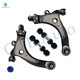 Set of 4 Front Lower Control Arm Ball Joint-Sway Bar Link For 2004-2008 Pontiac Grand Prix