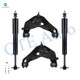 Set of 4 Front Lower Control Arm Ball Joint-Shock Absorber For 2001-2005 Ford Explorer Sport Trac