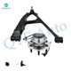 Front Right Lower Control Arm Ball Joint-Wheel Hub Bearing Assembly For 2002-2006 Cadillac Escalade RWD
