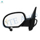 Left Driver Side Mirror, Power Heated Chrome Power Folding with Turn Signal Light For 2007-2014 Chevrolet Suburban 1500