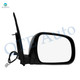 Right Passenger Side Mirror, Power Non-Heated Textured Black Manual Folding For 2004-2010 Toyota Sienna