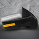 Right Passenger Side Mirror, Power Heated Chrome Manual Folding with Turn Signal Light For 2009 2010 Ford F-150