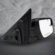 Right Passenger Side Mirror, Power Heated Paintable Manual Folding with Turn Signal Light For 2016-2019 Ford Explorer