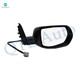 Right Passenger Side Mirror, Power Non-Heated Textured Black Manual Folding For 2007-2011 Honda CR-V