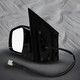 Left Driver Side Mirror, Power Heated Paintable Manual Folding For 2004-2006 Lexus RX330