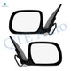 Driver & Passenger Side Mirrors, Left-Right Power Heated Paintable Manual Folding For 2006-2008 Lexus RX400H, Door Mirror Pair of 2