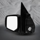Driver & Passenger Side Mirrors, Left-Right Power Heated Paintable Manual Folding For 2009-2015 Honda Pilot, Door Mirror Pair of 2