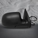 Left Driver Side Mirror, Power Heated Manual Folding with Turn Signal Light For 2003 2004 GMC Sierra 2500