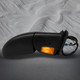 Left Driver Side Mirror, Power Heated Manual Folding with Turn Signal Light For 2003 2004 GMC Sierra 2500