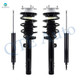 Set of 4 Front Quick Complete Strut-Coil Spring Assembly-Rear Shock Absorber For 2012 2013 BMW 135I w/ Sport Suspension