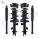 Set of 4 Front Quick Complete Strut-Coil Spring Assembly-Rear Complete Shock Absorber Kit For 2007-2012 Nissan Versa