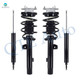 Set of 4 Front Quick Complete Strut-Coil Spring Assembly-Rear Shock Absorber For 2007-2013 BMW 335I