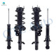 Set of 4 Front Quick Complete Strut-Coil Spring Assembly-Rear Suspension Strut Assembly For 2019-2022 Honda Passport