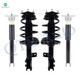 Set of 4 Front Quick Complete Strut-Coil Spring Assembly-Rear Complete Shock Absorber Kit For 2011 2012 Hyundai Elantra