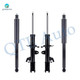 Set of 4 Front Suspension Strut Assembly-Rear Complete Shock Absorber Kit For 2014-2019 Nissan Versa Note