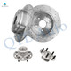 Set of 4 Rear 282mm Drilled Slotted Brake Disc Rotors-Wheel Hub Bearing Assembly For 1999-2003 Acura TL Set of 4 Rear 282mm Drilled Slotted Brake Disc Rotors-Wheel Hub Bearing Assembly For 1999-2003 Acura TL