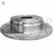 Set of 4 Rear 282mm Drilled Slotted Brake Disc Rotors-Wheel Hub Bearing Assembly For 1999-2003 Acura TL Set of 4 Rear 282mm Drilled Slotted Brake Disc Rotors-Wheel Hub Bearing Assembly For 1999-2003 Acura TL