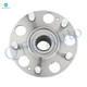 Set of 4 Rear 282mm Drilled Slotted Brake Disc Rotors-Wheel Hub Bearing Assembly For 2004-2008 Acura TL