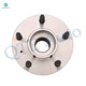 Set of 4 Front 296.95mm Brake Disc Rotors-Wheel Hub Bearing Assembly For 2005-2009 Buick Allure 5 Stud Wheel