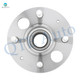 Set of 4 Rear 239mm Drilled Slotted Brake Disc Rotors-Wheel Hub Bearing Assembly For 1992-1995 1999 2000 Honda Civic